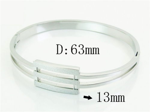 HY Wholesale Bangles Jewelry Stainless Steel 316L Popular Bangle-HY19B1217HHQ