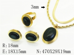 HY Wholesale Jewelry Set 316L Stainless Steel jewelry Set Fashion Jewelry-HY50S0568IHQ