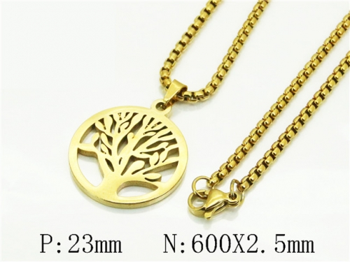 HY Wholesale Stainless Steel 316L Jewelry Popular Necklaces-HY61N1113LC