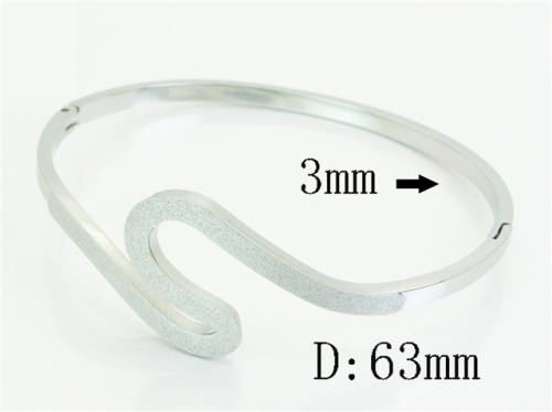 HY Wholesale Bangles Jewelry Stainless Steel 316L Popular Bangle-HY19B1241HIB