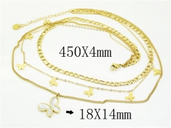 HY Wholesale Stainless Steel 316L Jewelry Popular Necklaces-HY32N0791HJL