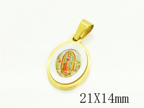 HY Wholesale Pendant 316L Stainless Steel Jewelry Popular Pendant-HY12P1891GKL