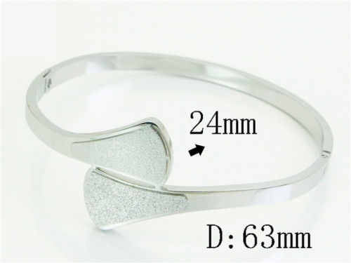 HY Wholesale Bangles Jewelry Stainless Steel 316L Popular Bangle-HY19B1244HIR