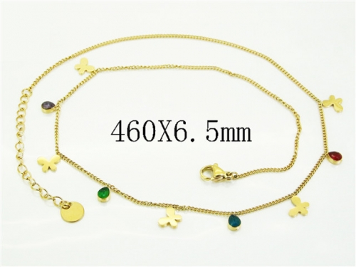 HY Wholesale Stainless Steel 316L Jewelry Popular Necklaces-HY32N0801HDL