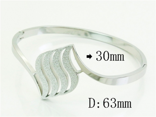HY Wholesale Bangles Jewelry Stainless Steel 316L Popular Bangle-HY19B1226HIF