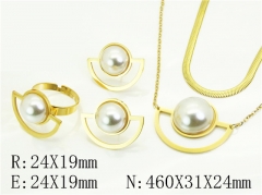 HY Wholesale Jewelry Set 316L Stainless Steel jewelry Set Fashion Jewelry-HY50S0570IHD
