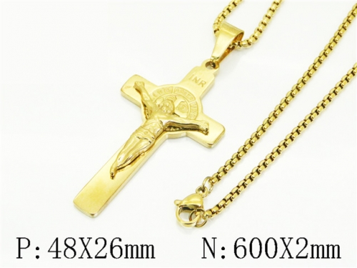 HY Wholesale Stainless Steel 316L Jewelry Popular Necklaces-HY41N0380HXX