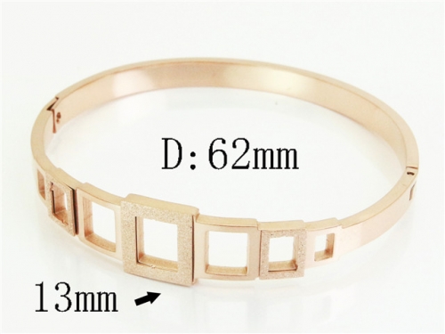 HY Wholesale Bangles Jewelry Stainless Steel 316L Popular Bangle-HY19B1249HKV