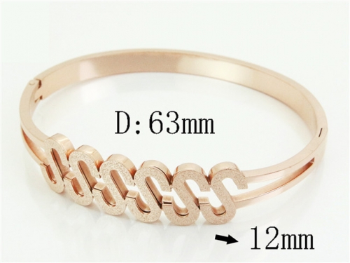 HY Wholesale Bangles Jewelry Stainless Steel 316L Popular Bangle-HY19B1210HKT