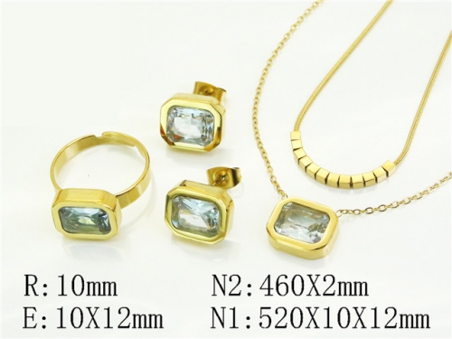 HY Wholesale Jewelry Set 316L Stainless Steel jewelry Set Fashion Jewelry-HY50S0575IHE