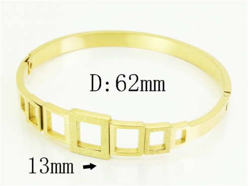 HY Wholesale Bangles Jewelry Stainless Steel 316L Popular Bangle-HY19B1248HKD
