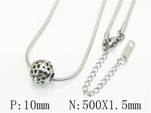 HY Wholesale Stainless Steel 316L Jewelry Popular Necklaces-HY12N0834FLL