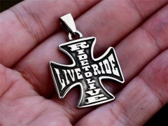 HY Wholesale Pendant Jewelry Stainless Steel Pendant (not includ chain)-HY0012P1032