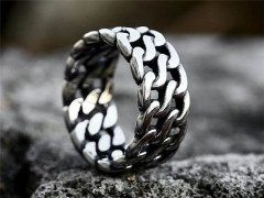 HY Wholesale Rings Jewelry 316L Stainless Steel Jewelry Rings-HY0012R1037
