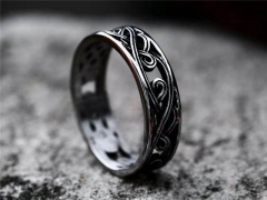 HY Wholesale Rings Jewelry 316L Stainless Steel Jewelry Rings-HY0012R1026