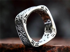 HY Wholesale Rings Jewelry 316L Stainless Steel Jewelry Rings-HY0012R1168