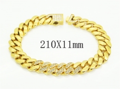 HY Wholesale Bracelets 316L Stainless Steel Jewelry Bracelets-HY13B0067KNX