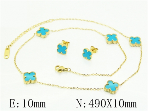 HY Wholesale Jewelry Set 316L Stainless Steel jewelry Set Fashion Jewelry-HY32S0172HIT