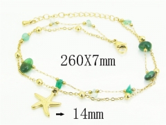 HY Wholesale Anklet Stainless Steel 316L Fashion Jewelry-HY32B1205HHB