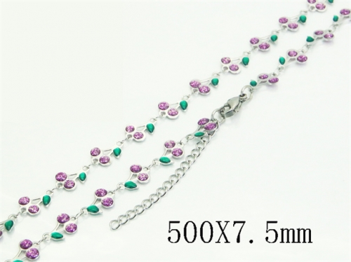 HY Wholesale Stainless Steel 316L Jewelry Popular Necklaces-HY39NN0825HRR