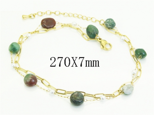 HY Wholesale Anklet Stainless Steel 316L Fashion Jewelry-HY32B1207HHZ