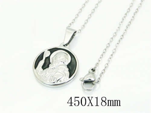 HY Wholesale Stainless Steel 316L Jewelry Popular Necklaces-HY74N0247ML