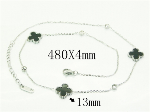 HY Wholesale Stainless Steel 316L Jewelry Popular Necklaces-HY19N0563PR