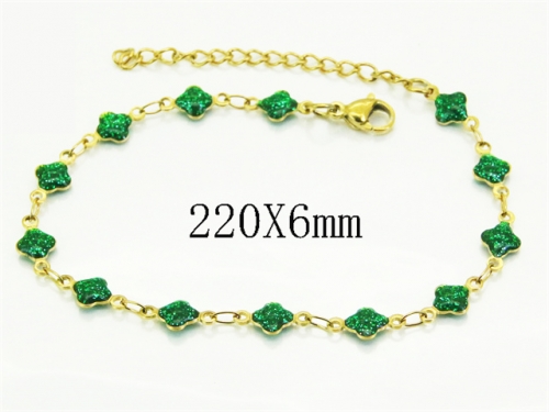 HY Wholesale Bracelets 316L Stainless Steel Jewelry Bracelets-HY62BN0707SJL