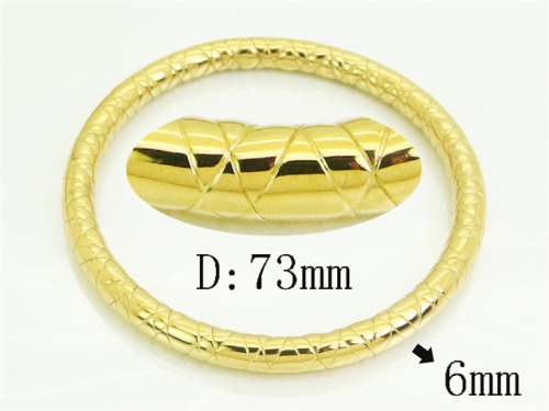 HY Wholesale Bangles Jewelry Stainless Steel 316L Popular Bangle-HY30B0129HHL