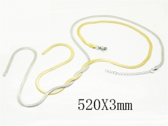 HY Wholesale Stainless Steel 316L Jewelry Popular Necklaces-HY39NN0819NX