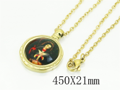 HY Wholesale Stainless Steel 316L Jewelry Popular Necklaces-HY02N0088MS