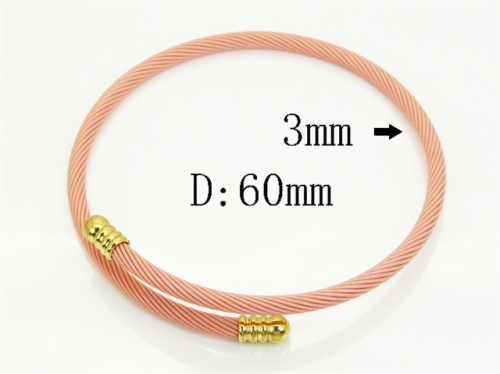 HY Wholesale Bangles Jewelry Stainless Steel 316L Popular Bangle-HY80B1967TML