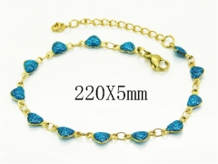 HY Wholesale Bracelets 316L Stainless Steel Jewelry Bracelets-HY62BN0712UJL