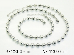 HY Wholesale Stainless Steel 316L Necklaces Bracelets Sets-HY70S0623NL
