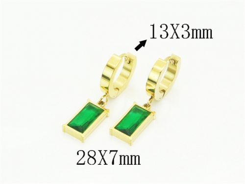 HY Wholesale Earrings 316L Stainless Steel Earrings Jewelry-HY41E0022OL