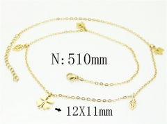 HY Wholesale Stainless Steel 316L Jewelry Popular Necklaces-HY30N0175HHD