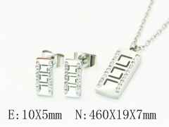 HY Wholesale Jewelry Set 316L Stainless Steel jewelry Set Fashion Jewelry-HY30S0177HDD
