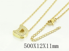 HY Wholesale Stainless Steel 316L Jewelry Popular Necklaces-HY54N0662MD