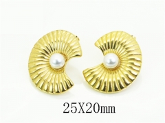 HY Wholesale Earrings 316L Stainless Steel Earrings Jewelry-HY13E0006ON