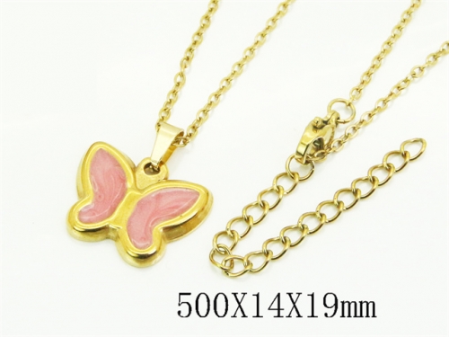 HY Wholesale Stainless Steel 316L Jewelry Popular Necklaces-HY41N0398OX