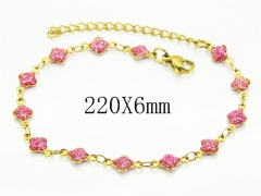 HY Wholesale Bracelets 316L Stainless Steel Jewelry Bracelets-HY62BN0708WJL