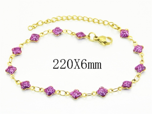 HY Wholesale Bracelets 316L Stainless Steel Jewelry Bracelets-HY62BN0709EJL