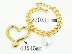 HY Wholesale Bracelets 316L Stainless Steel Jewelry Bracelets-HY21B0643HPR