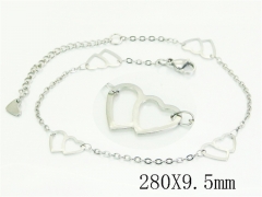 HY Wholesale Anklet Stainless Steel 316L Fashion Jewelry-HY39BN0960XIL