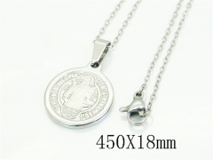 HY Wholesale Stainless Steel 316L Jewelry Popular Necklaces-HY74N0246LO