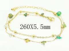 HY Wholesale Anklet Stainless Steel 316L Fashion Jewelry-HY32B1210HHA