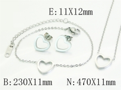 HY Wholesale Jewelry Set 316L Stainless Steel jewelry Set Fashion Jewelry-HY30S0161ZPL