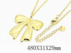 HY Wholesale Stainless Steel 316L Jewelry Popular Necklaces-HY30N0172OL