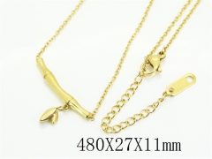 HY Wholesale Stainless Steel 316L Jewelry Popular Necklaces-HY41N0389NB