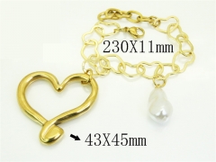 HY Wholesale Bracelets 316L Stainless Steel Jewelry Bracelets-HY21B0647HPS